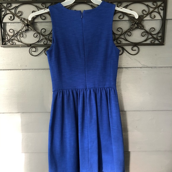 J Crew Sleeveless Blue Summer Dress XXS - Picture 2 of 4